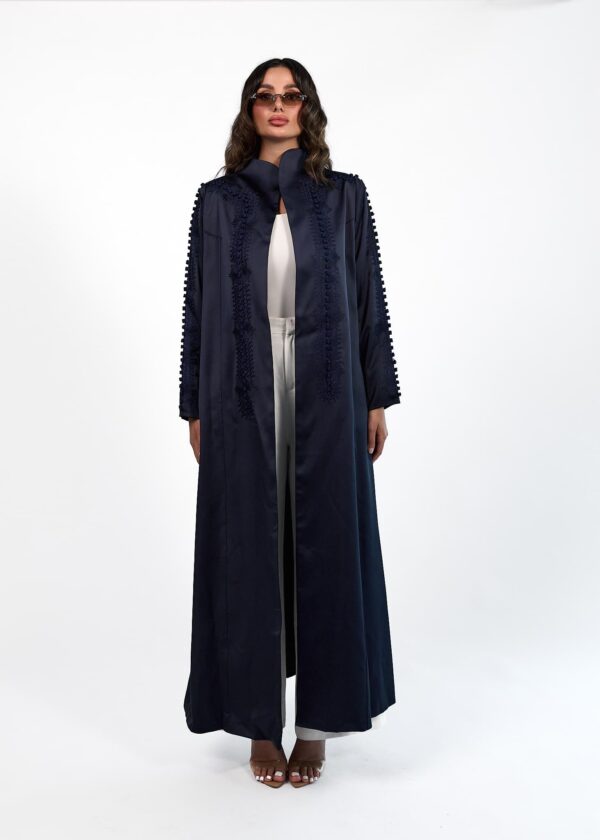 Navy blue Abaya straight cut